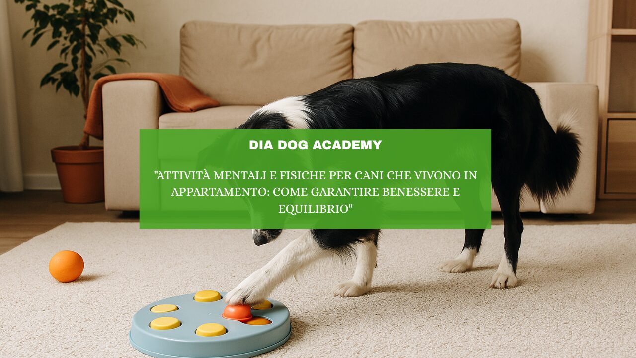 “Attività Mentali e Fisiche per Cani che Vivono in Appartamento: Come Garantire Benessere e Equilibrio”