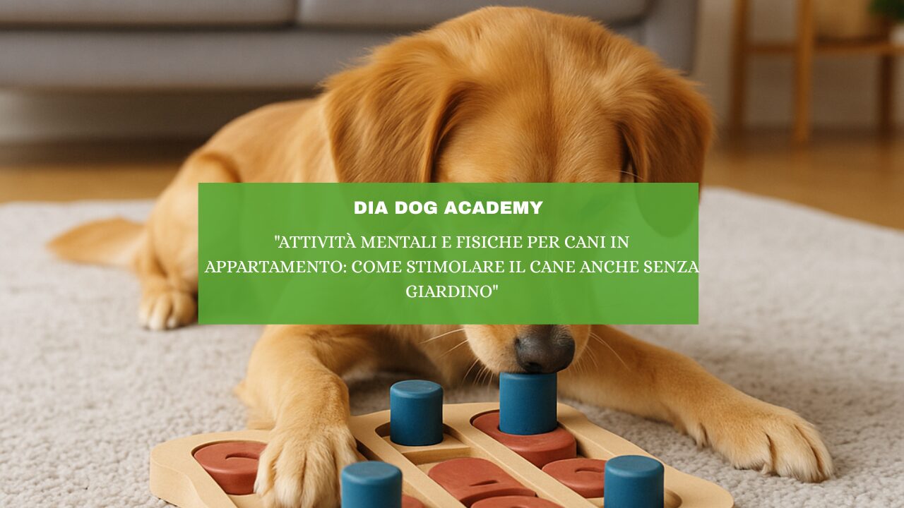 “Attività Mentali e Fisiche per Cani in Appartamento: Come Stimolare il Cane Anche Senza Giardino”