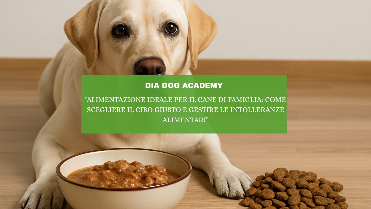 “Alimentazione Ideale per il Cane di Famiglia: Come Scegliere il Cibo Giusto e Gestire le Intolleranze Alimentari”