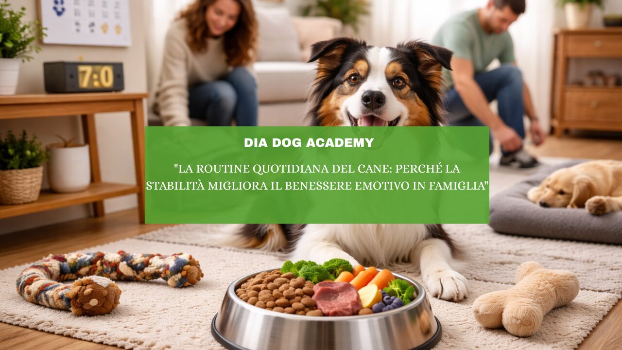 “La Routine Quotidiana del Cane: Perché la Stabilità Migliora il Benessere Emotivo in Famiglia”