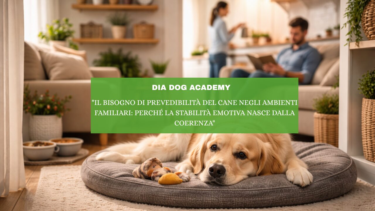 “Il Bisogno di Prevedibilità del Cane negli Ambienti Familiari: Perché la Stabilità Emotiva Nasce dalla Coerenza”