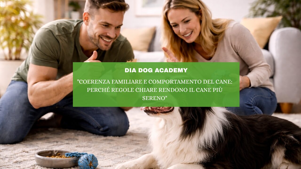 “Coerenza Familiare e Comportamento del Cane: Perché Regole Chiare Rendono il Cane Più Sereno”
