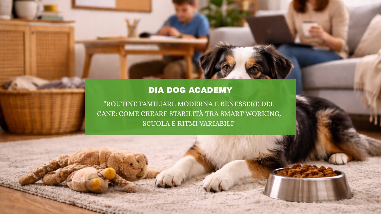 “Routine Familiare Moderna e Benessere del Cane: Come Creare Stabilità tra Smart Working, Scuola e Ritmi Variabili”