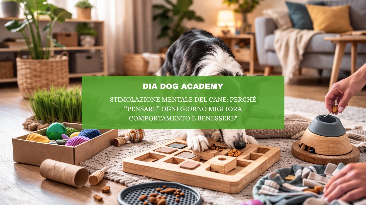 “Stimolazione Mentale del Cane: Perché “Pensare” Ogni Giorno Migliora Comportamento e Benessere”
