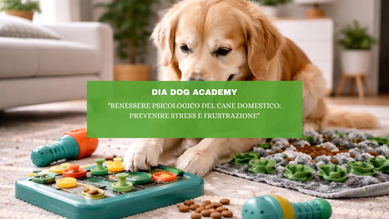 “Benessere psicologico del cane domestico: prevenire stress e frustrazione”