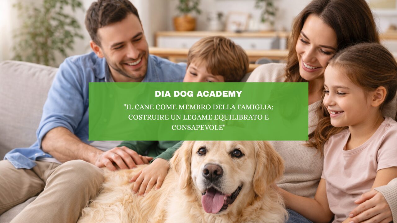 “Il cane come membro della famiglia: costruire un legame equilibrato e consapevole”