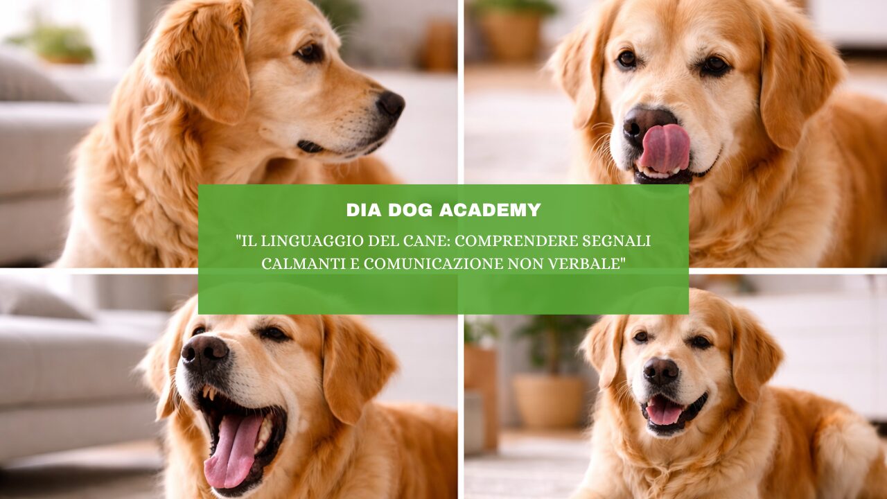 “Il linguaggio del cane: comprendere segnali calmanti e comunicazione non verbale”
