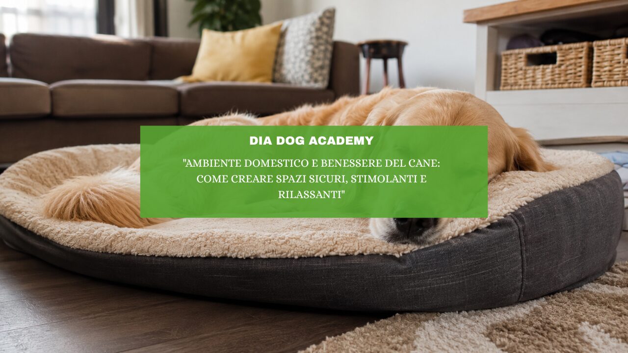 “Ambiente domestico e benessere del cane: come creare spazi sicuri, stimolanti e rilassanti”