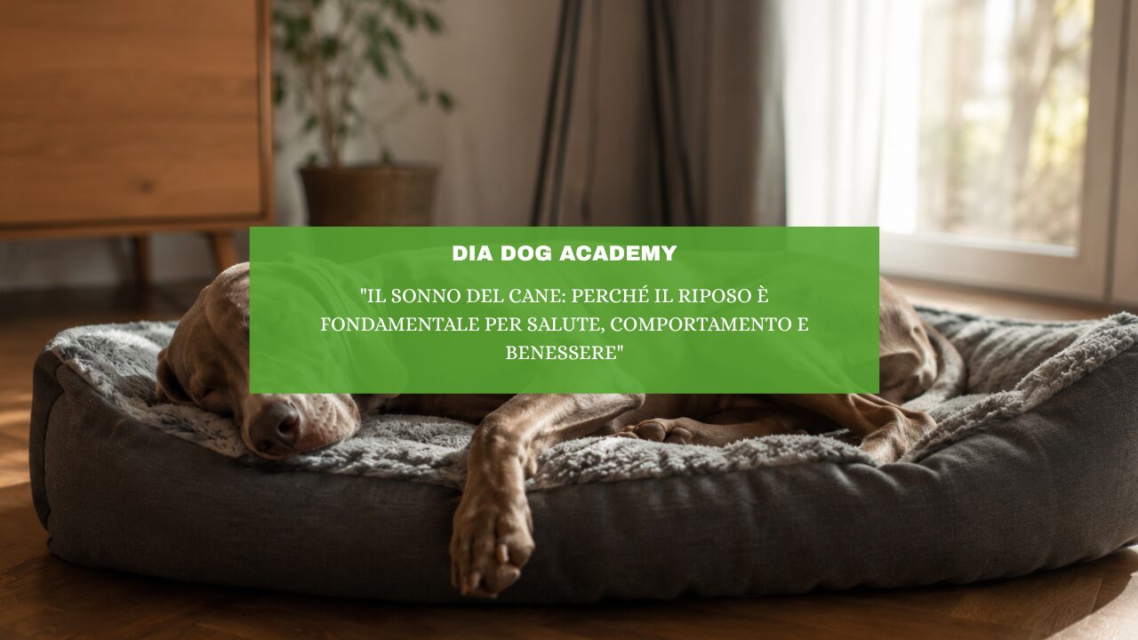 “Il sonno del cane: perché il riposo è fondamentale per salute, comportamento e benessere”