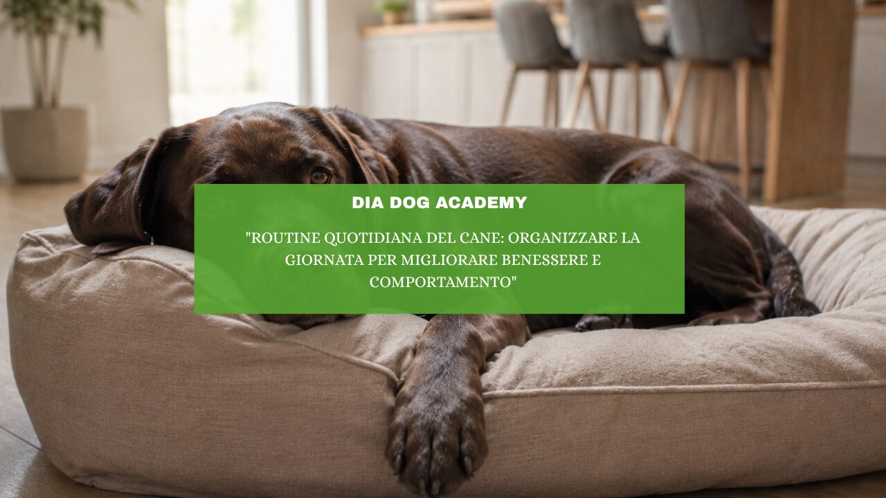 “Routine quotidiana del cane: organizzare la giornata per migliorare benessere e comportamento”