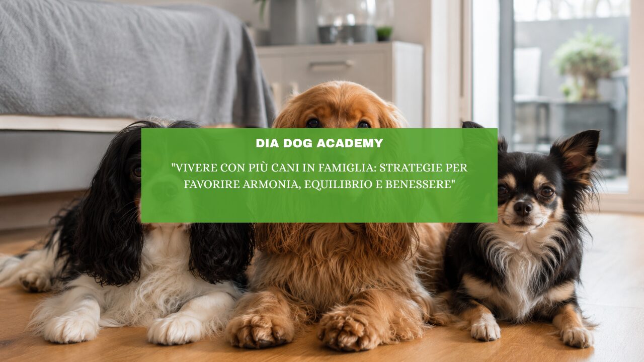 “Vivere con più cani in famiglia: strategie per favorire armonia, equilibrio e benessere”